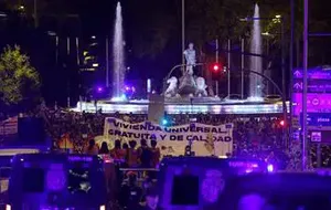 Demonstrationen nach Zwangsräumung von 87-Jähriger in Madrid