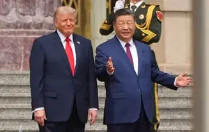 La Cumbre Entre Trump y Xi Jinping Comienza con Mucho Oropel y Pocas Expectativas