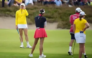 Solheim Cup: Hull and Woad fail to deliver as Kupcho pulls USA level