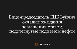 Вице-Председатель ЕЦБ Вуйчич Охладил Ожидания Повышения Ставок, Подстегнутые Подъемом Нефти