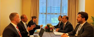 Bakan Kacır, OECD Bölgesel Kalkınma Politika Komitesi Bakanlar Toplantısı marjında görüşmeler yaptı
