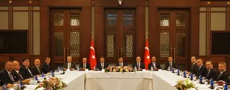 Cumhurbaşkanı Yardımcısı Cevdet Yılmaz, TİSK heyetini kabul etti