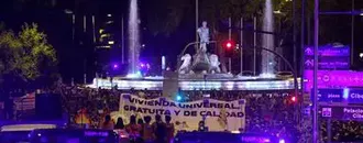Demonstrationen nach Zwangsräumung von 87-Jähriger in Madrid