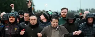 Tense Standoff over Loyalist March in Portadown as Protesters Block Route