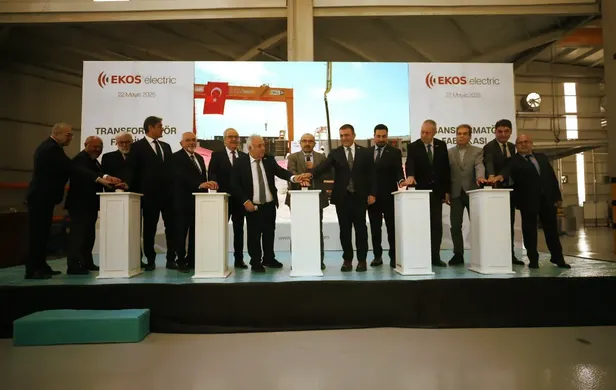 EKOS Elektrik 50 milyon dolarlık yatırımla Balıkesir'de yeni fabrikanın temelini attı EKOS Elektrik 50 milyon dolarlık yatırımla Balıkesir'de yeni fabrikanın temelini attı