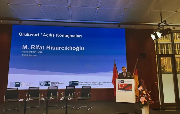 TOBB Başkanı Hisarcıklıoğlu'ndan "Türkiye ile Almanya arasında savunma sanayisinde işbirliği" mesajı: