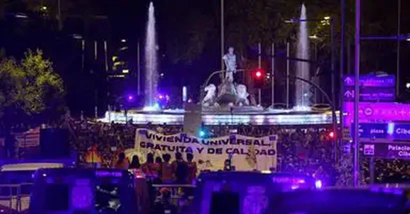 Demonstrationen nach Zwangsräumung von 87-Jähriger in Madrid