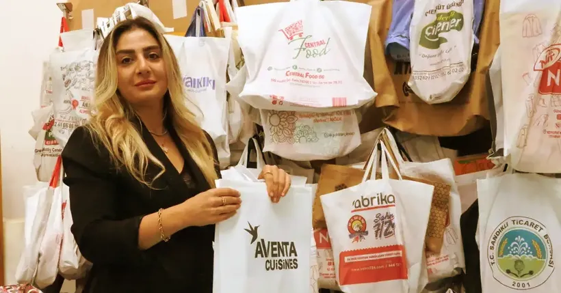 Kadın girişimci ürettiği bez çantaları Avrupa ve Orta Doğu'ya ihraç ediyor Kadın girişimci ürettiği bez çantaları Avrupa ve Orta Doğu'ya ihraç ediyor