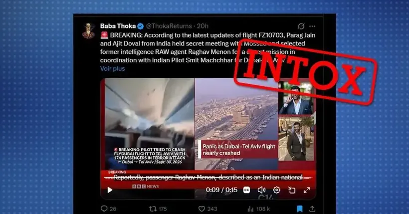 La BBC N'A Pas Accusé L'Inde D'Avoir Fomenté le Détournement du Vol de Flydubai