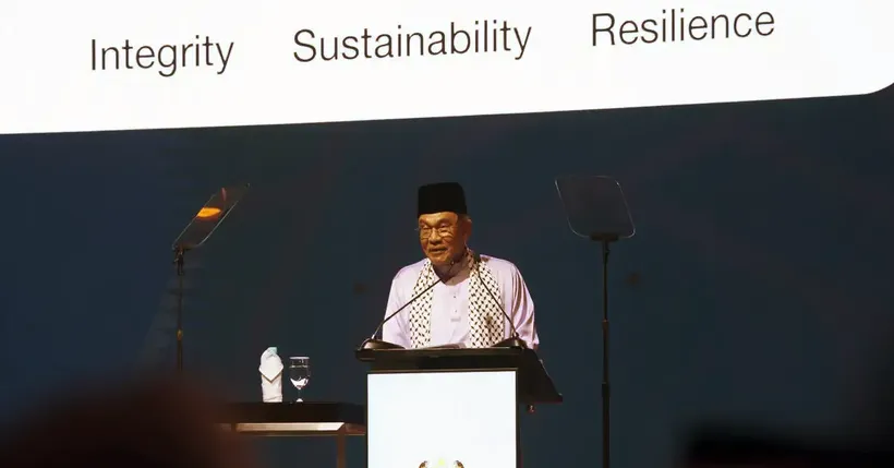 Malezya Başbakanı İbrahim, Global Halal Summit'te konuştu: