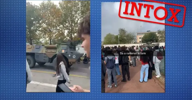 Non, L’Armée Française N’A Pas Envoyé des Chars Contre les Blocus de Lycéens