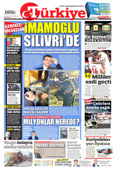 TÜRKİYE GAZETESİ 24 Mart 2025 gazete manşeti