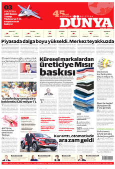 DÜNYA 24 Mart 2025 gazete manşeti