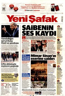 YENİ ŞAFAK 25 Mart 2025 gazete manşeti