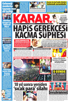 KARAR 25 Mart 2025 gazete manşeti