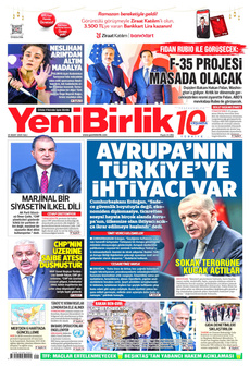 YENİBİRLİK 25 Mart 2025 gazete manşeti