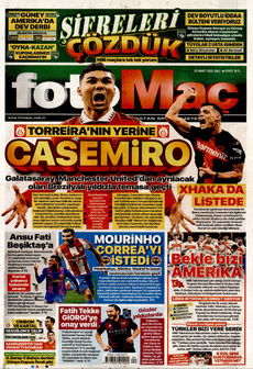 FOTOMAÇ 25 Mart 2025 gazete manşeti