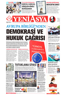 YENİ ASYA 25 Mart 2025 gazete manşeti
