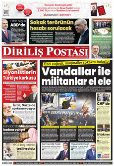 DİRİLİŞ POSTASI 25 Mart 2025 gazete manşeti