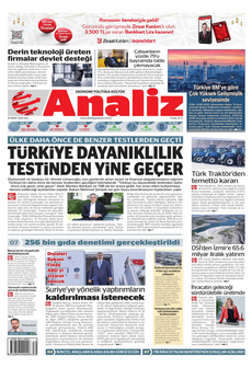 ANALİZ 25 Mart 2025 gazete manşeti