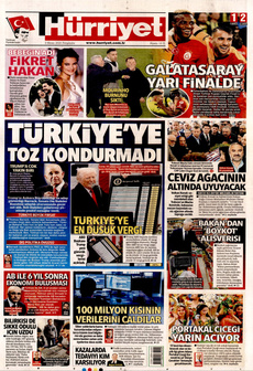 HÜRRİYET 3 Nisan 2025 gazete manşeti