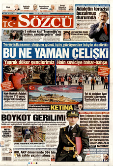 SÖZCÜ 3 Nisan 2025 gazete manşeti