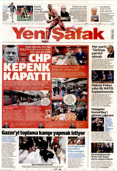 YENİ ŞAFAK 3 Nisan 2025 gazete manşeti