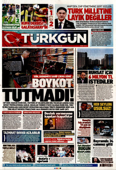 TÜRKGÜN 3 Nisan 2025 gazete manşeti