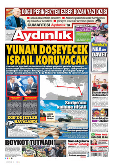 AYDINLIK GAZETESİ 3 Nisan 2025 gazete manşeti
