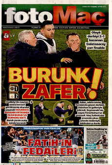 FOTOMAÇ 3 Nisan 2025 gazete manşeti
