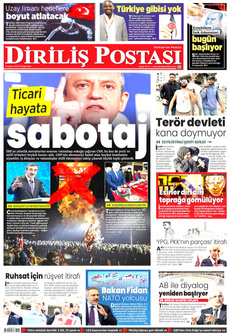 DİRİLİŞ POSTASI 3 Nisan 2025 gazete manşeti