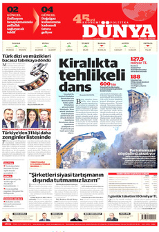 DÜNYA 3 Nisan 2025 gazete manşeti