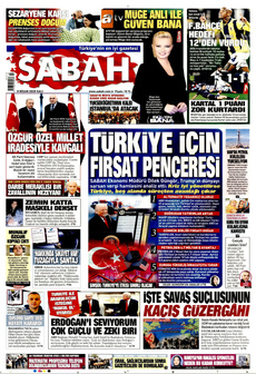 SABAH 8 Nisan 2025 gazete manşeti