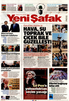 YENİ ŞAFAK 1 Nisan 2025 gazete manşeti