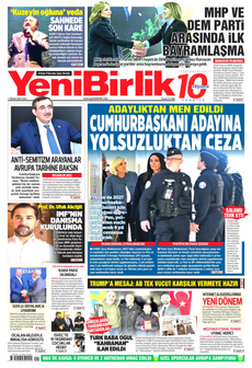 YENİBİRLİK 1 Nisan 2025 gazete manşeti