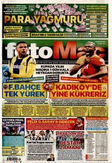 FOTOMAÇ 1 Nisan 2025 gazete manşeti
