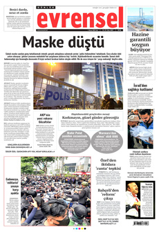 EVRENSEL 1 Nisan 2025 gazete manşeti