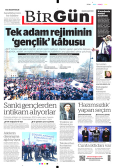BİRGÜN 1 Nisan 2025 gazete manşeti