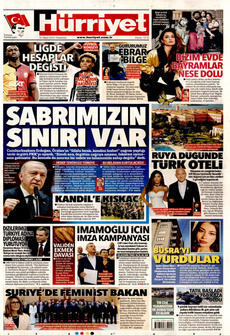 HÜRRİYET 31 Mart 2025 gazete manşeti