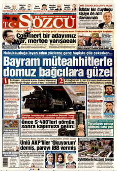 SÖZCÜ 31 Mart 2025 gazete manşeti
