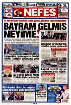 NEFES 31 Mart 2025 gazete manşeti