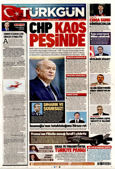TÜRKGÜN 15 Nisan 2025 gazete manşeti