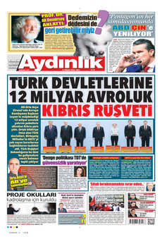 AYDINLIK GAZETESİ 15 Nisan 2025 gazete manşeti