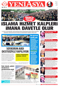 YENİ ASYA 15 Nisan 2025 gazete manşeti