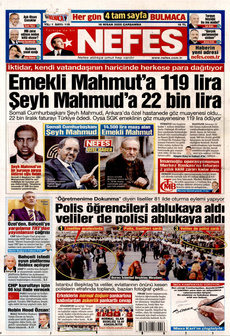 NEFES 16 Nisan 2025 gazete manşeti