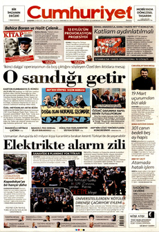 CUMHURİYET 30 Nisan 2025 gazete manşeti