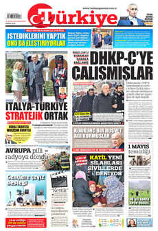 TÜRKİYE GAZETESİ 30 Nisan 2025 gazete manşeti