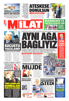 MİLAT 30 Nisan 2025 gazete manşeti