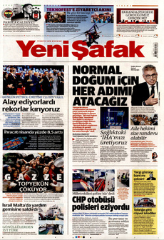 YENİ ŞAFAK 3 Mayıs 2025 gazete manşeti