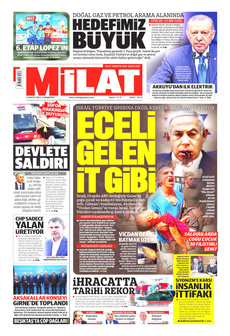 MİLAT 3 Mayıs 2025 gazete manşeti